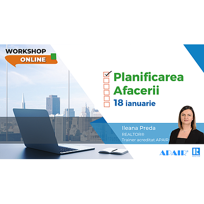 Planificarea afacerii | Workshop Online